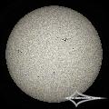 GSO 150/750 + Baader Planetarium Mark III; Nikon D7200; ISO 100; 1/2000s; NEQ-6; PIPP, AuSt, LR.June 2, 2024 (UTC 12:34)stacked for 7 frames GSO 150/750 + Baader Planetarium Mark III; Nikon D7200; ISO 100; 1/2000s; NEQ-6; PIPP, AuSt, LR.June 2, 2024 (UTC 12:34)stacked for 7 frames