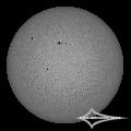 GSO 150/750 + Baader Planetarium Mark III; Nikon D7200; ISO 100; 1/1600s; Celestron AVX; PIPP, LR, PS.April 25, 2026 (UTC 12:44– 12:47)stacked for 10%... GSO 150/750 + Baader Planetarium Mark III; Nikon D7200; ISO 100; 1/1600s; Celestron AVX; PIPP, LR, PS.April 25, 2026 (UTC 12:44– 12:47)stacked for 10%...