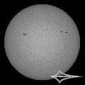 GSO 150/750 + Baader Planetarium Mark III; Nikon D7200; ISO 100; 1/1600s; Celestron AVX; PIPP, LR, PS.April 28, 2026 (UTC 11:19– 11:24)stacked for 5% ... GSO 150/750 + Baader Planetarium Mark III; Nikon D7200; ISO 100; 1/1600s; Celestron AVX; PIPP, LR, PS.April 28, 2026 (UTC 11:19– 11:24)stacked for 5% ...