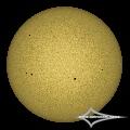 GSO 150/750 + Baader Planetarium Mark III; Nikon D7200; ISO 100; 1/1600s; Celestron AVX; PIPP, LR, PS.May 06, 2026 (UTC 09:52– 09:56)stacked for 10% o... GSO 150/750 + Baader Planetarium Mark III; Nikon D7200; ISO 100; 1/1600s; Celestron AVX; PIPP, LR, PS.May 06, 2026 (UTC 09:52– 09:56)stacked for 10% o...