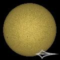 GSO 150/750 + Baader Planetarium Mark III; Nikon D7200; ISO 100; 1/1600s; Celestron AVX; PIPP, AuSt, LR.May 22, 2026 (UTC 13:53� 13:57)stacked for 10%...