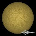 GSO 150/750 + Baader Planetarium Mark III; Nikon D7200; ISO 100; 1/1600s; Celestron AVX; PIPP, AuSt, LR.July 06, 2026 (UTC 09:37 � 09:44)stacked for 1...